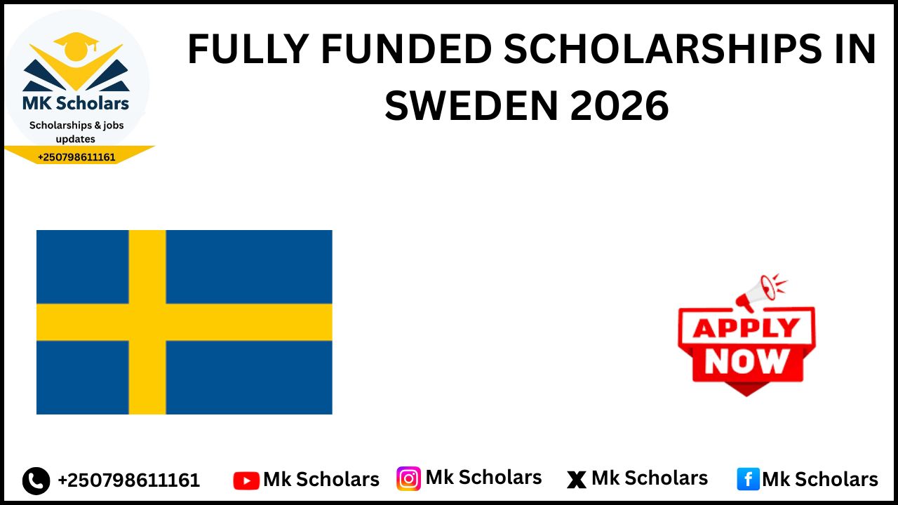FULLY FUNDED SCHOLARSHIPS IN SWEDEN 2026 